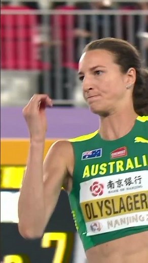 Back-to-back high jump gold for Nicola Olyslagers 👏 #athletics #worldathletics #australia #highjump
