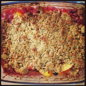 Crumble rapid cu fructe - Totul despre Mame