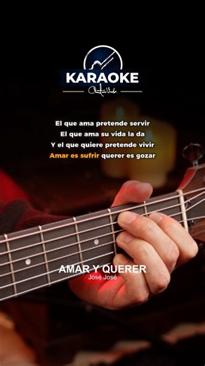 Amar y Querer KARAOKE ACÚSTICO 🎤🔥 José José #karaokeacustico