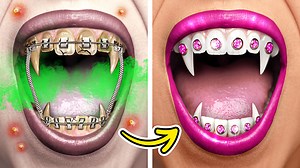 1.1M views · 10K reactions | Extreme vampire becomes soft girl! Unbelievable makeover hacks and gadgets by la la life games | La La Life | Facebook