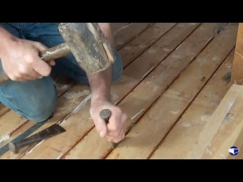 Caulking decks and hulls