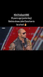 17K views · 10K reactions | My word, Batista is brilliant here! John Cena could worse than copy this promo word for word on Cody Rhodes Everything he says sounds so believable and realistic - and also you have to admit he seems to have a point too There's a reason Dave Bautista is presenting at the Oscara tonight...  #onthisdayinwwe | On This Day in WWE | Facebook