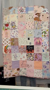 A little BTS of this adorable keepsake quilt 🩷 | Sew Me A Keepsake