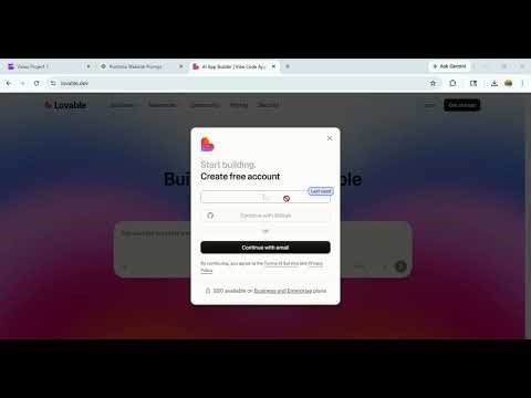 How to Create Your Own Website Using Lovable AI (Step-by-Step)