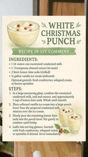 Tastes like holiday cheer in a glass—creamy, fizzy, and straight-up...