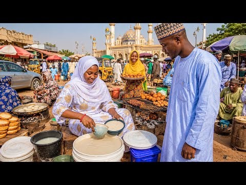 Ultimate Hausa Food Tour in Nasarawa State, Nigeria 🇳🇬 (Madidi + Danwake + Masa and Soup)