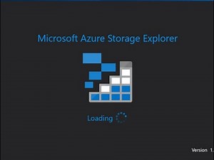 Upload and manage data using the Azure storage explorer