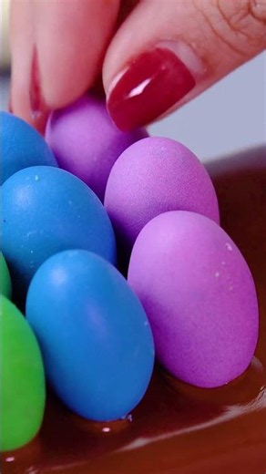 Mini Rainbow Eggs Chocolate Cake 🌈 So Yummy Dessert Ideas #shorts