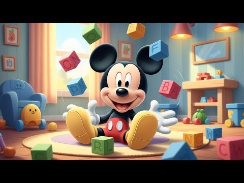Mickey Mouse in the Playroom | Fun Playtime with Colorful Blocks 🧸🎨