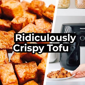 74K views · 63 reactions | AIR FRYER TOFU - No cornstarch needed to make this deliciously crispy tofu recipe! This vegan air fried tofu tastes like it’s straight from the deep fryer (while being way lower in fat). Get the full recipe here: https://www.liveeatlearn.com/crispy-air-fried-tofu/ | Live Eat Learn | Facebook