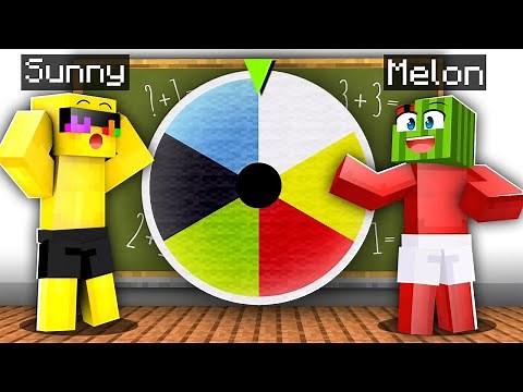 SPIN THE WHEEL In SCHOOL in Minecraft Hide And Seek!