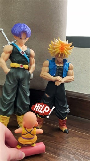 Trunks Rushed to Save Android 18 from a Pink Monster 😱 #dragoball #goku #shortvideo