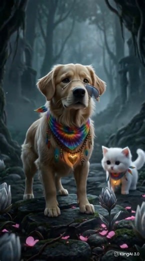 Benny the Golden Retriever: The Sneeze that Bloomed Spring! 🌸✨