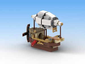 LEGO MOC-76244 Steampunk Airship (Other 2021)