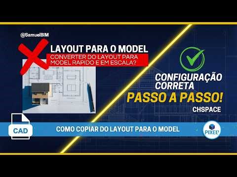 📐 How to copy from Layout to Model in AutoCAD (CHSPACE) | AUTOCAD