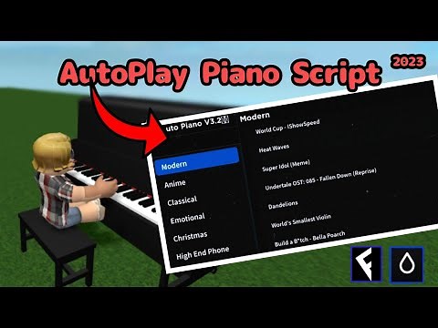 AutoPlay Piano Script |Roblox |Hydrogen |Fluxus