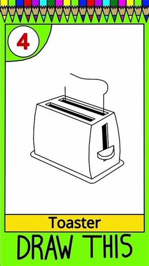 “Pictionary Challenge: Toaster! #shorts" #drawing #digitalart #art