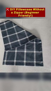 ✂️ DIY Pillowcase Without a Zipper (Beginner Friendly!) #DIYPillowcase #SewingBasics #HandmadeHomeDecor #EasySewingProjects #EnvelopePillowcase #SewingForBeginners #UpcycledFabricIdeas #NoZipperSewing | All Girls' Things
