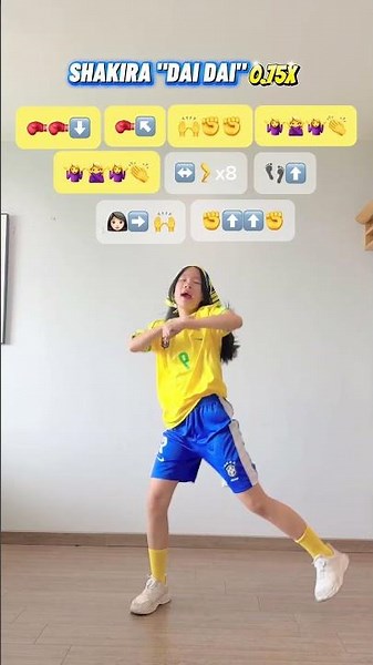 Dai Dai Dance tutorial: BRAZIL version! SUBSCRIBE 4 MORE! Shakira FIFA WORLD CUP 2026 #fyp #viral
