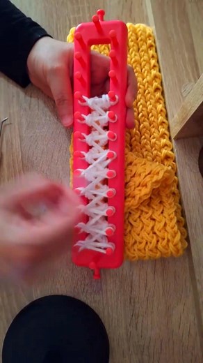 Knitting loom for beginners step by step ##knitting #crochet #scarf #knitting_loom_eljammari | Eljammari Hanane