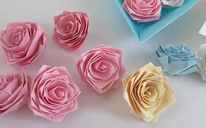 衍纸 quilling  如何制作衍纸基础玫瑰卷