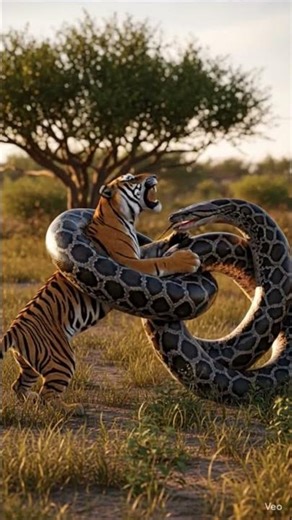 Tiger and python 🐅🐍|#shorts