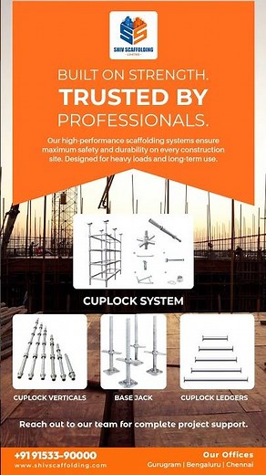 Cuplock Scaffolding System Explained | Strong & Reliable Construction Support