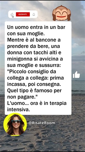 😅 Consiglio di Collega #barzellette #divertente #umorismo #comicità #risate #italia #ridere #scherzo
