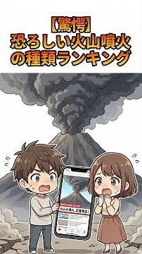 【驚愕】恐ろしい火山噴火の種類ランキング