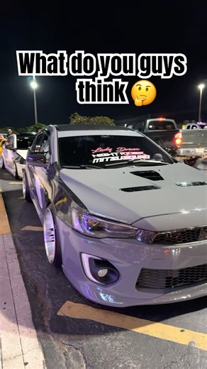 Girls Lancer Build🤔#CarLover #Mitsubishi #CarMeet