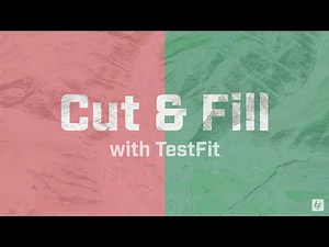Automatically Calculate Cut & Fill with TestFit