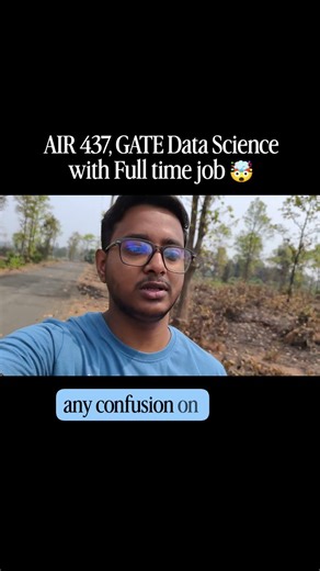 How I Cracked GATE Data Science (AIR 437) with a Full Time Job 🚀 #GATEDA #DataScience