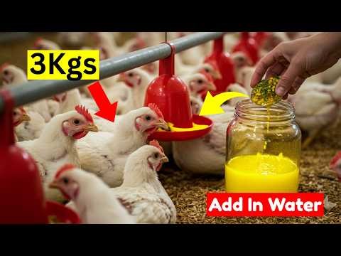 Don’t try THIS in Broilers…or they will BURST in SIZE! Tumeric + Aloe Vera