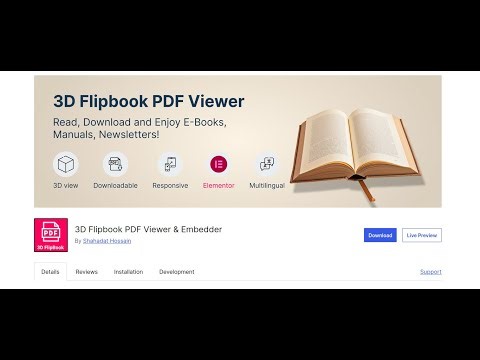 Best WordPress PDF Viewer Plugin | 3D Flipbook & Embedder Demo