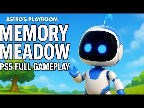 Astro's Playroom Memory Meadow FULL Gameplay | PS5 4K Walkthrough"