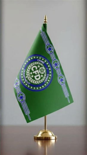 CFD- CRIME FINISH DEPARTMENT - Table Flag