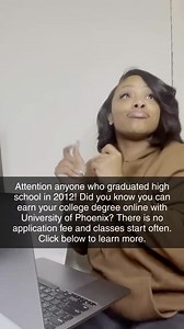 3.9K views · 42 reactions | Earn your degree with University of Phoenix online! | Degree Grad | Facebook