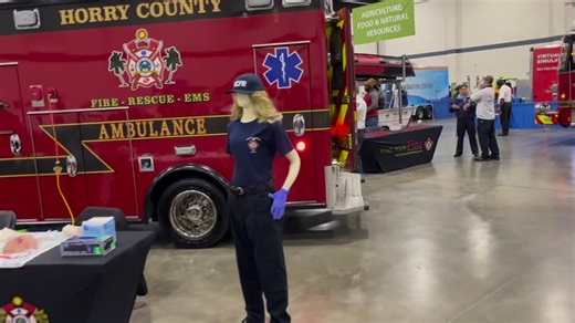 2.9K views · 132 reactions | Horry County Fire Rescue is at Pathways to Possibilities at the Myrtle Beach Convention Center today and tomorrow, handing out career advice, fire safety information and HCFR swag to the attendees! Check out the crew and setup!  #HCFR | Horry County Fire Rescue | Facebook