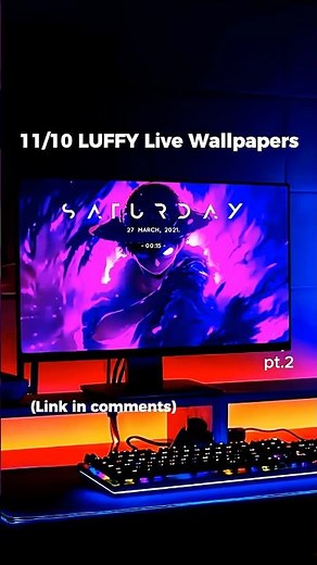 11/10 LUFFY Live Wallpapers that your PC needs🥶🥶 || PART 2 || Free to Download