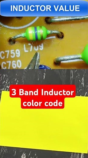 #3Band #InductorColorCode #shorts