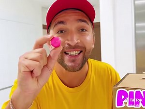 Kids ride on toy cars from balloons - Fun Car Shop Adventure | toys car