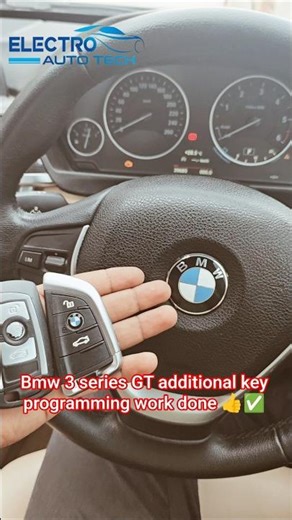 bmw 3 series GT additional key programming work done 👍✅ #electroautotech #keyprogramming #bmw