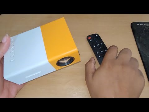 good and cheap mini portable led projector YG300 how to use and configure