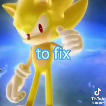 Sonic's squeaky gaming chair