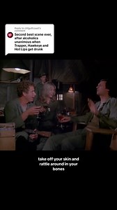 Replying to @chfgulfcoast “Who was that?” 🍸 #ClassicMASH #MASH #mash4077 #mashtok #4077 #war #frankburns #hawkeye #margarethoulihan #trapper #drunk | Jerra's Garden