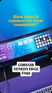 13K views · 635 reactions | Some commonly asked questions about the @corsair XENEON EDGE! 1. How do you connect it to your computer? 2. Does it work with macOS? 3. Does using the touchscreen make you “alt-tab” out of a fullscreen application? Thanks for all the love on the original post! If you have any other questions, drop ‘em down below  #corsair #xeneonedge #builditbetter #pcsetup | Driggsy | Facebook