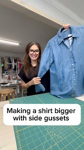 212K views · 1.8K reactions | Making a shirt bigger with side gussets. #sewingtricks #proalterations #alterations #sewing #tutorial #seamstresslife | PRO Alterations | Facebook