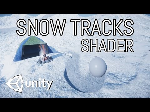 Simple Snow Tracks Shader with Unity Shader Graph