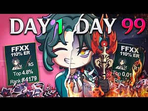 I Spent 100 Days farming Long Night's Oath for Xiao