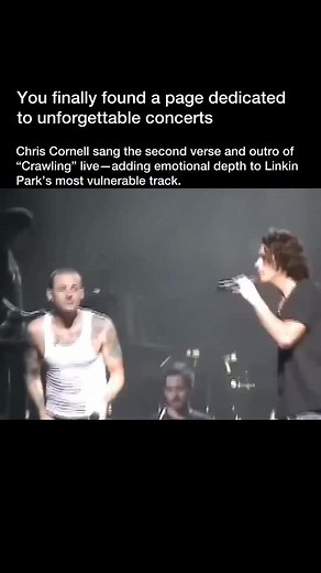 Unforgettable Concerts on Instagram: "🖤 “Crawling” – Linkin Park feat. Chris Cornell (Live, 2008) 📍 “Crawling in my skin…” — a lyric that echoed through Projekt Revolution as two of rock’s most powerful voices turned pain into poetry. During the 2008 Projekt Revolution Tour, Linkin Park invited Chris Cornell onstage for a haunting live rendition of “Crawling”. The performance, captured in Charlotte, NC, featured Mike Shinoda rapping the first verse of “Hands Held High” over the Reanimation int